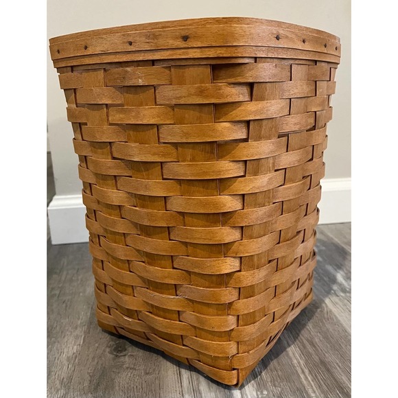 Longaberger Accents 994 Longaberger Trash Can Basket Plastic